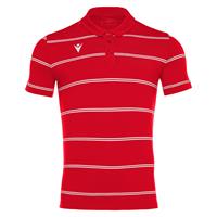 Flamenco Polo RED/WHT L Poloskjorte til herre