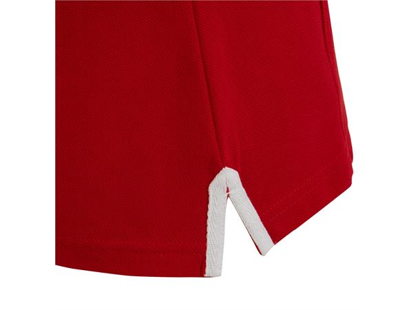 Desi Polo RED/WHT M Poloskjorte til dame i bomull 
