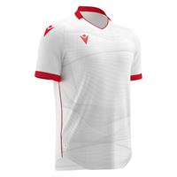 Wyvern Eco Match Day Shirt WHT/RED S Teknisk drakt i ECO-tekstil - Unisex