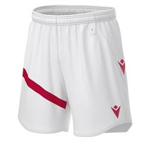 Shen Eco Match Day Shorts WHT/RED XXL Teknisk shorts i ECO-tekstil - Unisex