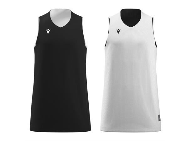 Idaho Reversible Shirt BLK/WHT 3XL Vendbar teknisk basketdrakt - Unisex 